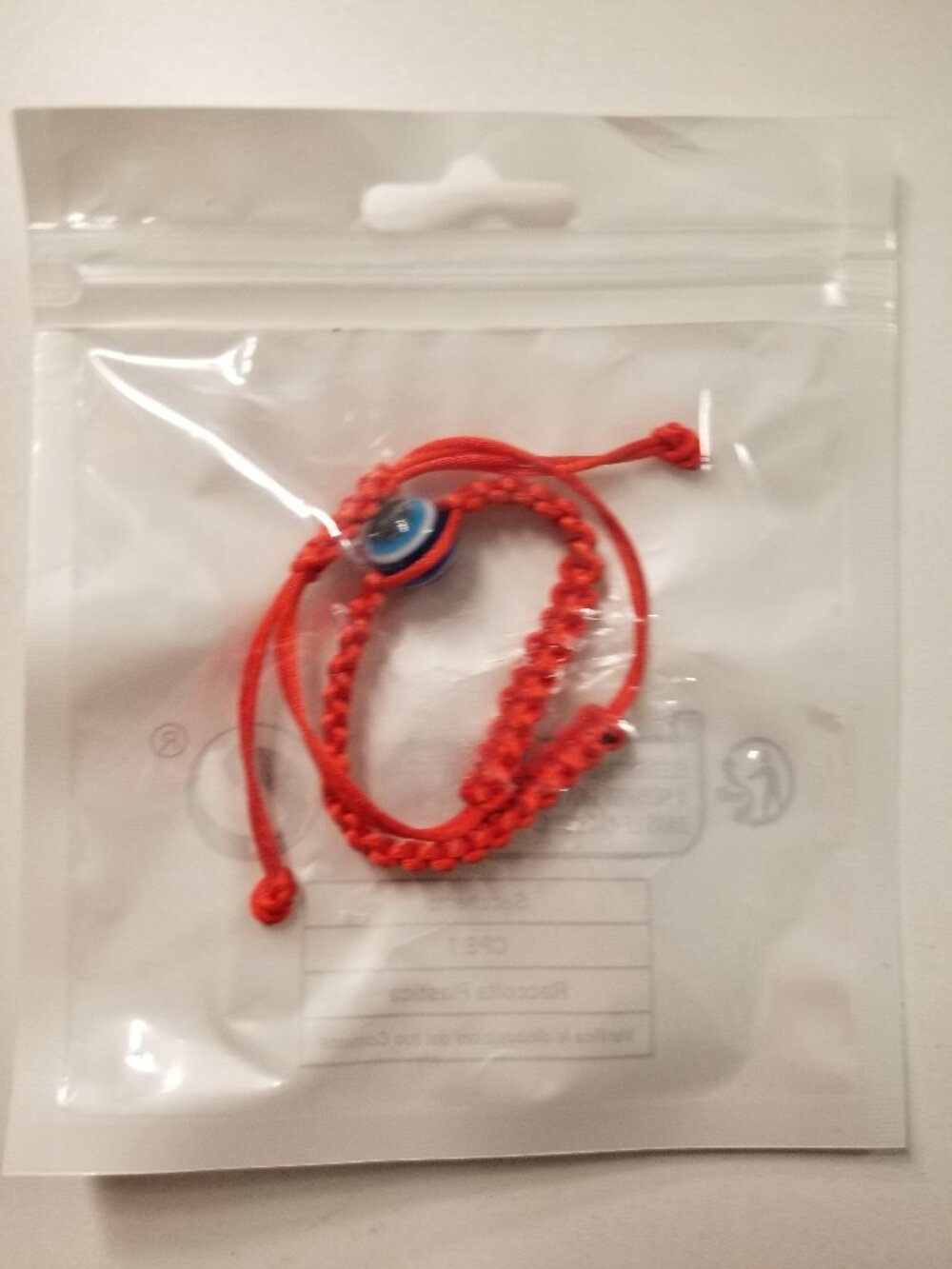 Adjustable Blue Evil Eye (Nazar Bonjuk) Bead Bracelet (OS)